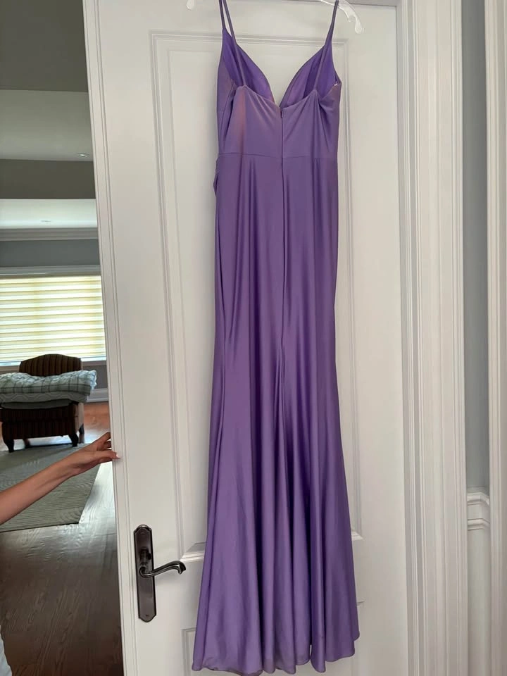 Colette by Daphne Purple Prom Dress Size 4 - photo 3