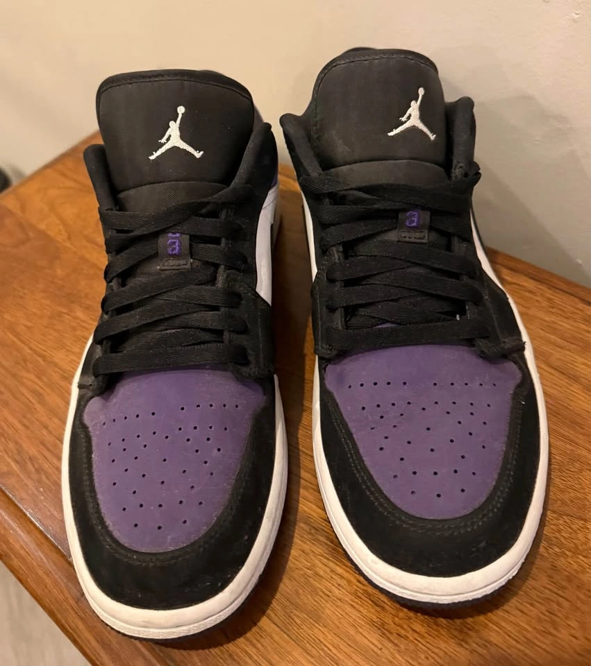 Nike Air Jordan 1 Low ‘Court Purple’ (2019) - Size 9 (VNDS W/ Bo - photo 3