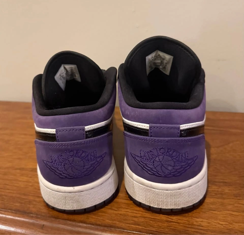 Nike Air Jordan 1 Low ‘Court Purple’ (2019) - Size 9 (VNDS W/ Bo - photo 4