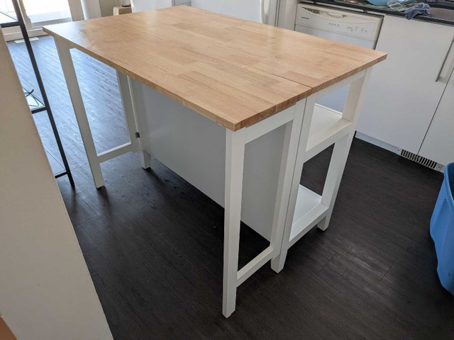 Kitchen Storage Island with Folding Leaf - photo 2