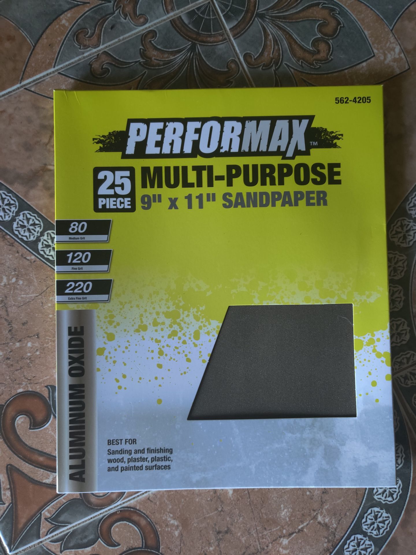 NEE Performax 25-Piece 9x11 Sandpaper Assortment