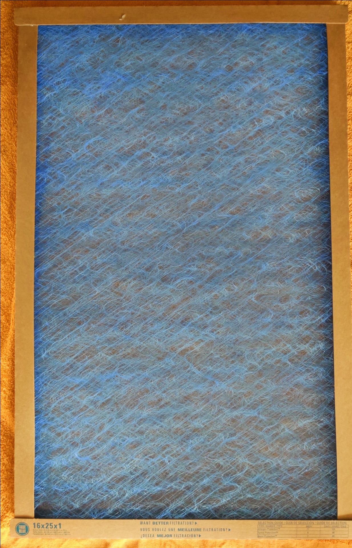 NEW True Blue 16x25x1 MERV 2 Air Filter - photo 2