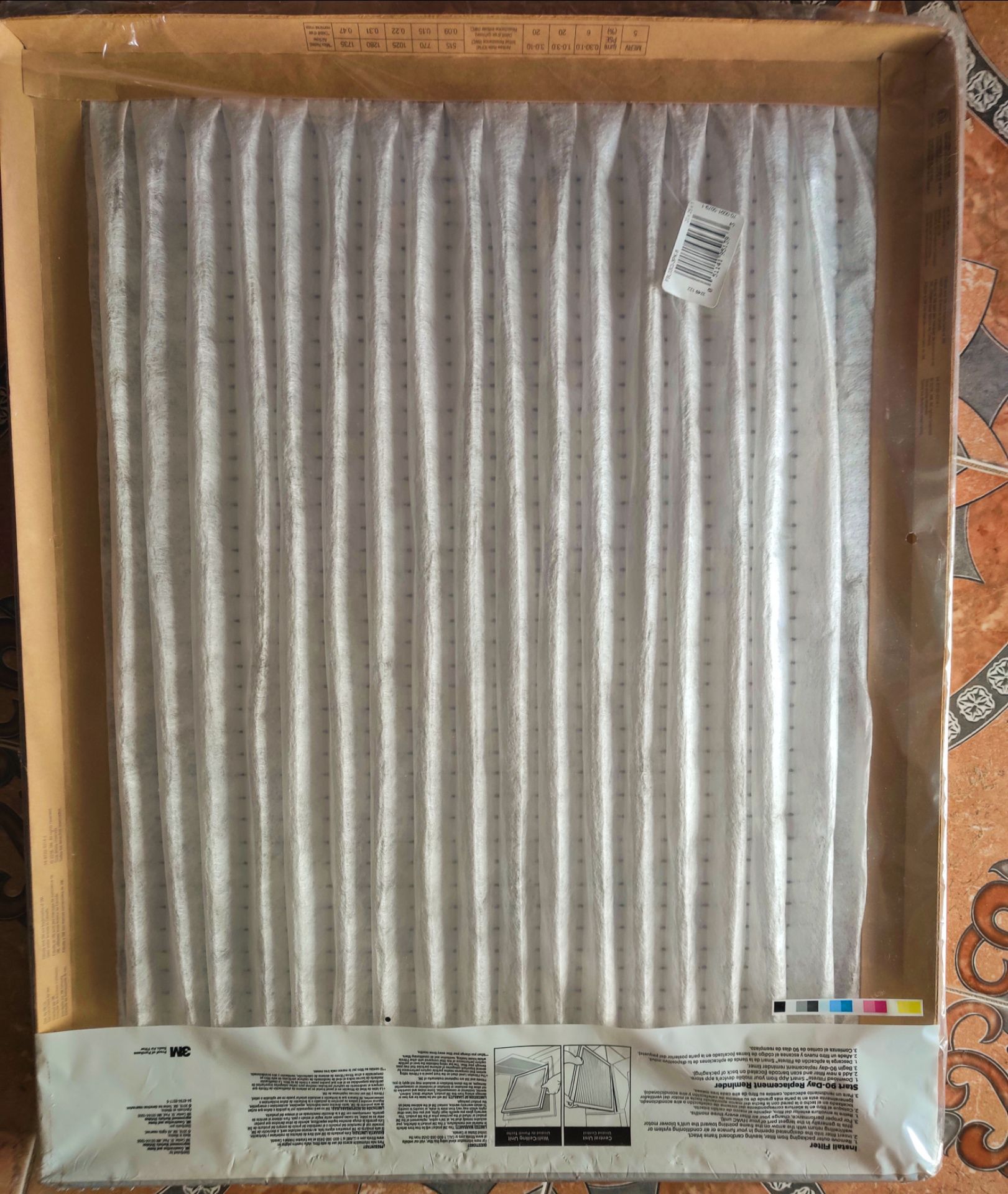 NEW 3M Filtrete Basic Air Filter 20x25x1, 3-Pack - photo 2