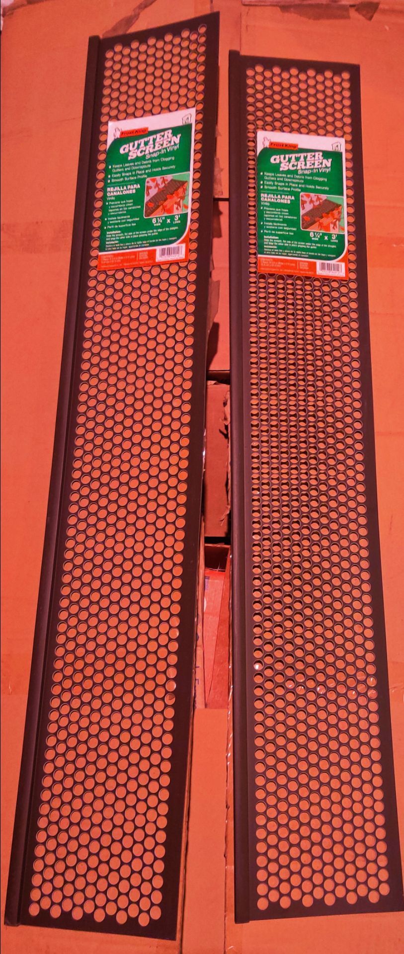 NEW Frost King Snap-In Vinyl Gutter Screen - photo 2