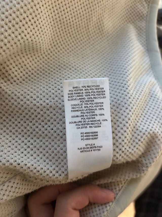 TNA Jalen Massive Polar Jacket – Cream – Size L - photo 4