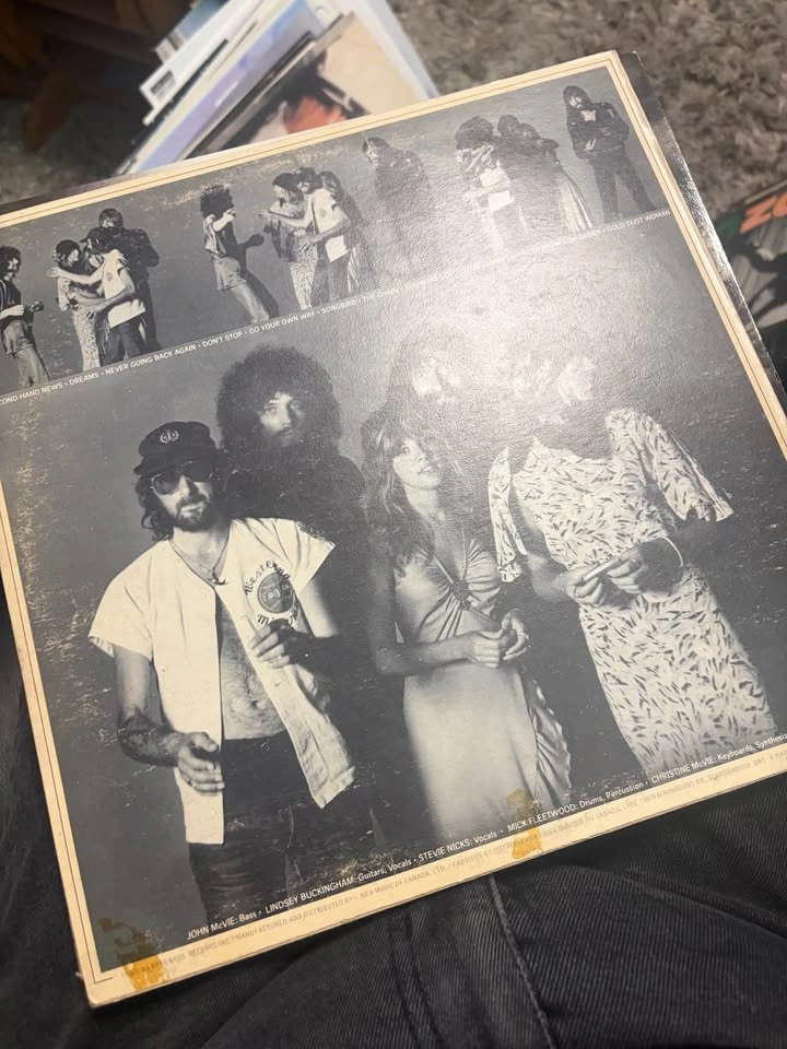 Fleetwood Mac Rumours and Live Vinyl Records - photo 2
