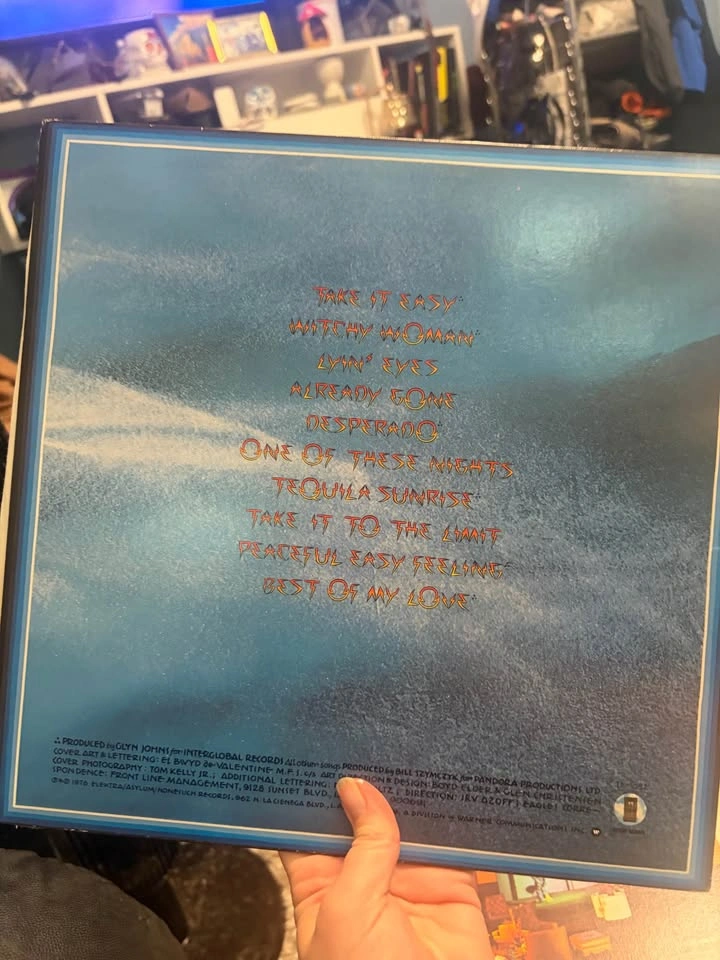 Eagles Hotel California and Their Greatest Hits Vinyl Records - photo 3