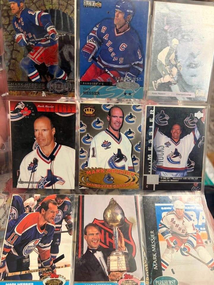 Mark Messier Hockey Card Collection - Rangers, Oilers, Canucks - photo 2
