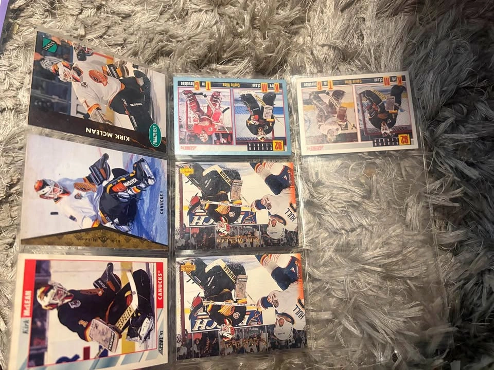 Martin Brodeur and Kirk McLean Hockey Card Collection