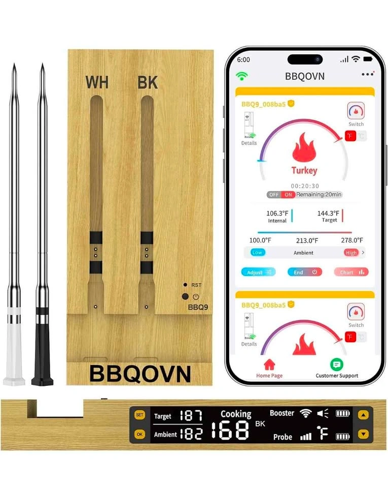 Wireless Meat Thermometer – 2 Probes - photo 4