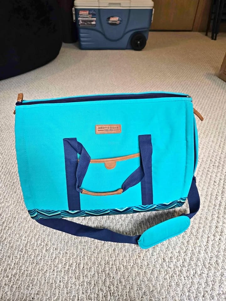 Insulated collapsible picnic bag