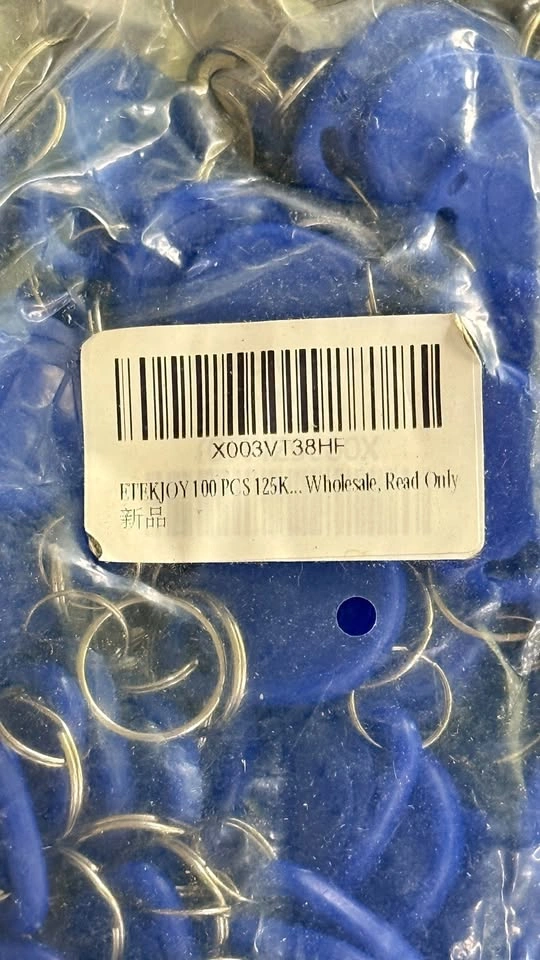 1000-Piece Wholesale Lot: ETEKJOY 125kHz RFID Key Fobs