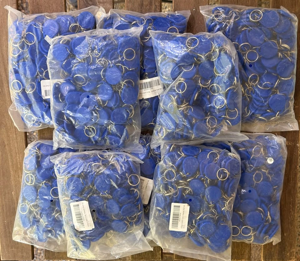 1000-Piece Wholesale Lot: ETEKJOY 125kHz RFID Key Fobs - photo 2