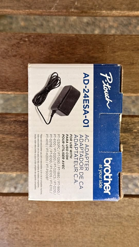 Genuine Brother P-Touch AD-24ESA-01 AC Adapter (Brand New)