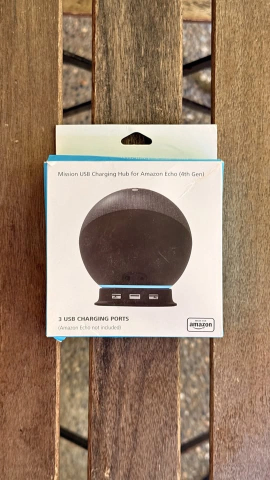 Mission USB Charging Hub for Amazon Echo (4th Gen) – Brand New B