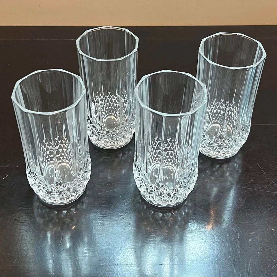 Longchamp Highball Glass by Cristal D'Arques-Durand / Set of 4 - photo 3