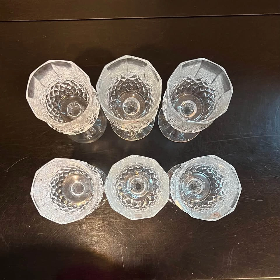 Cristal D'Arques Longchamp 8.25-oz Crystal Wine Glasses (Set of - photo 4