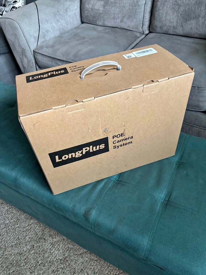 BNIB LongPlus 4K Security Camera System (8CH NVR + 4 PoE Cameras
