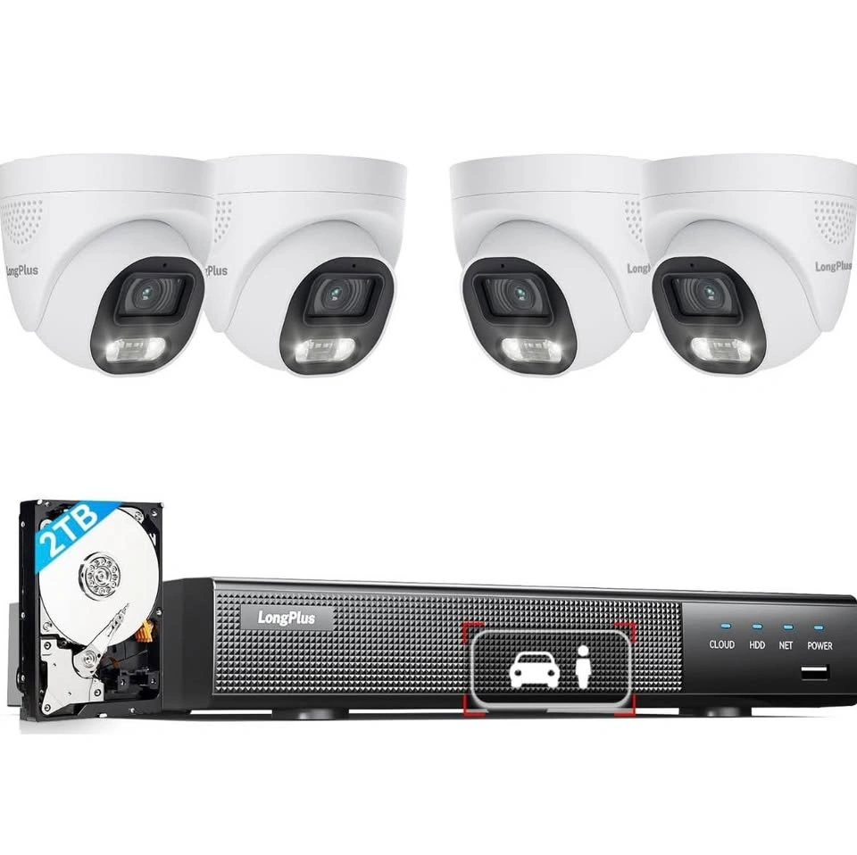 BNIB LongPlus 4K Security Camera System (8CH NVR + 4 PoE Cameras - photo 3