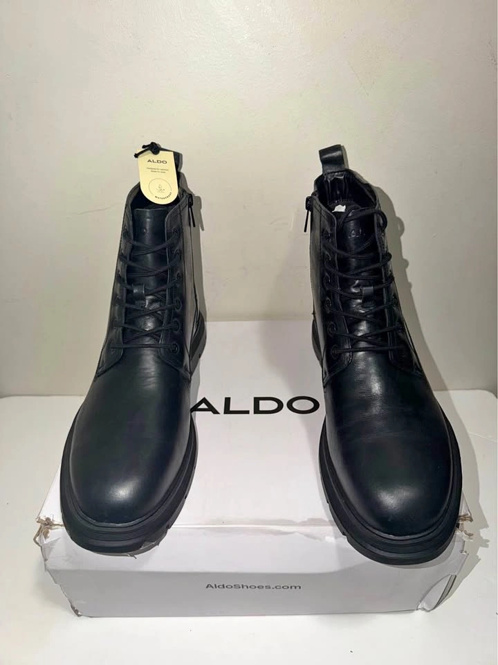 New Aldo Waterproof Leather Boots. Size 12 US.