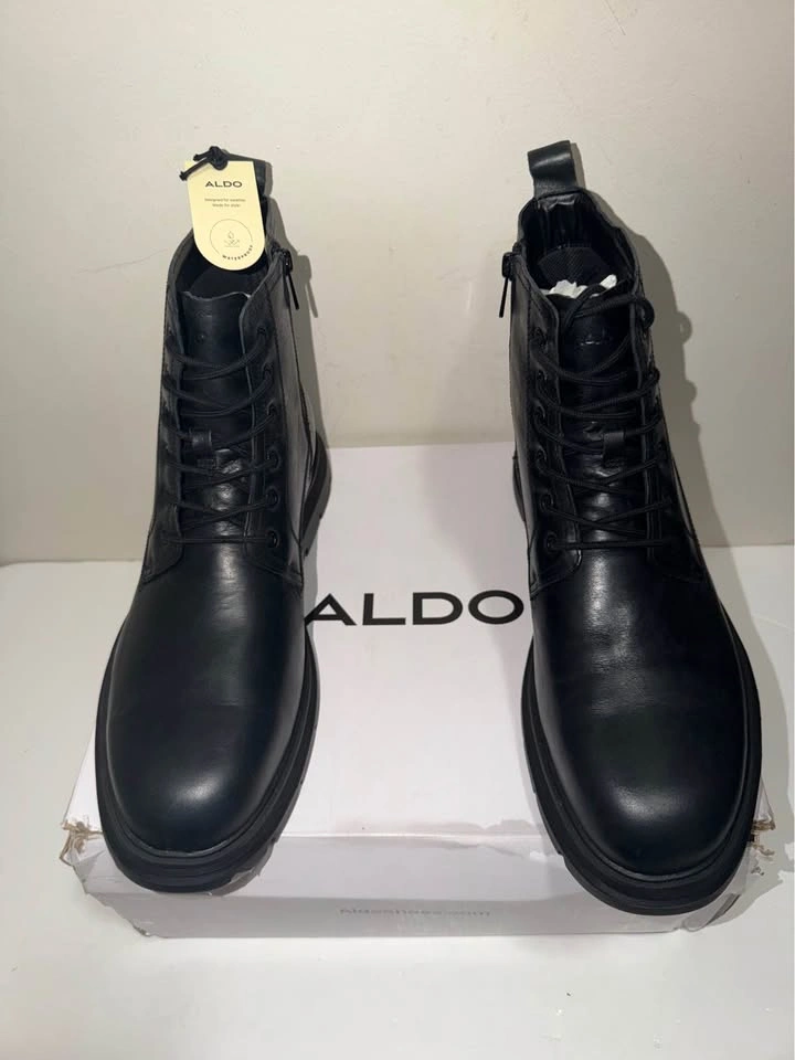 New Aldo Waterproof Leather Boots. Size 12 US. - photo 3