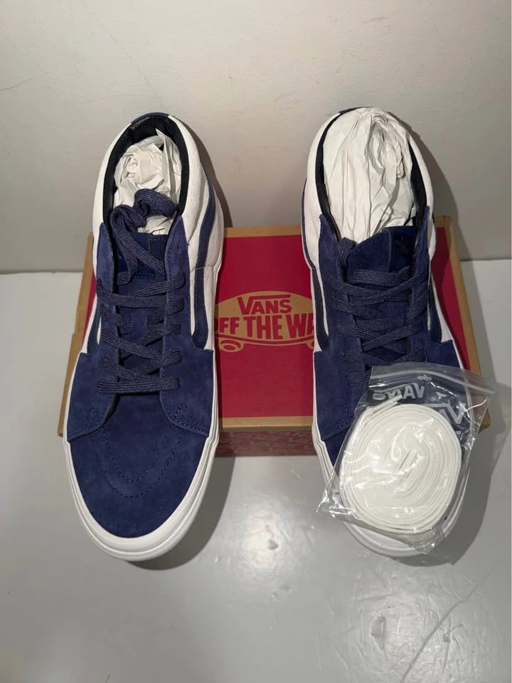 New Vans Men Sk8-Mid Suede Sneakers Size 12 US - photo 4