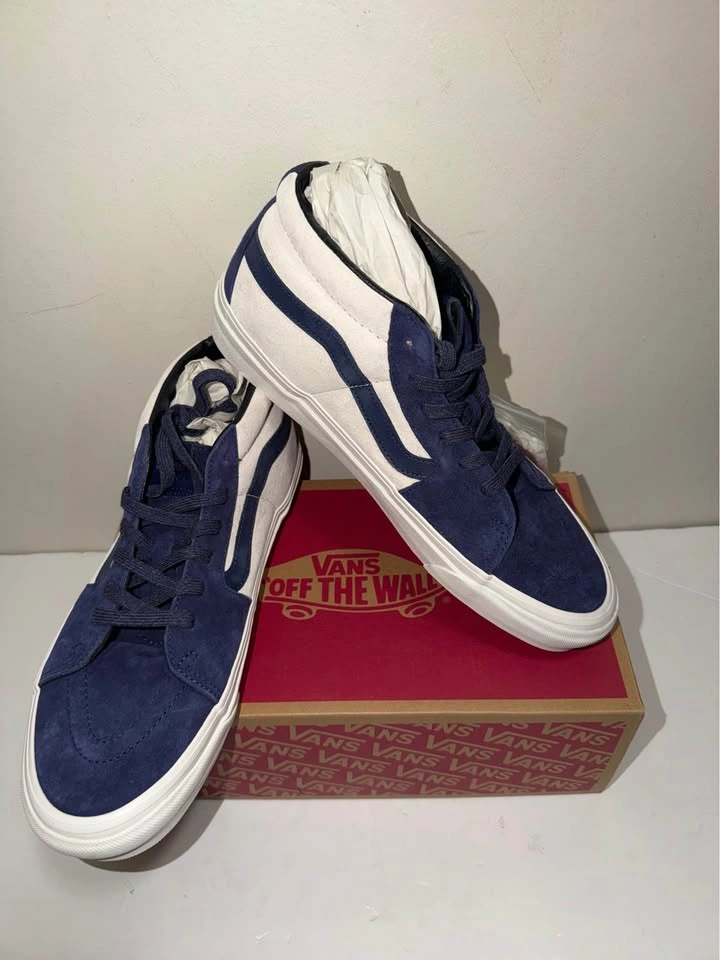 New Vans Men Sk8-Mid Suede Sneakers Size 12 US - photo 5