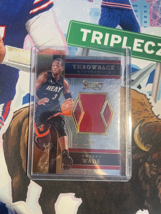 Panini Select Dwyane Wade throwback patch game used