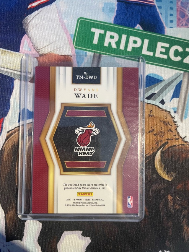 Panini Select Dwyane Wade throwback patch game used - photo 2