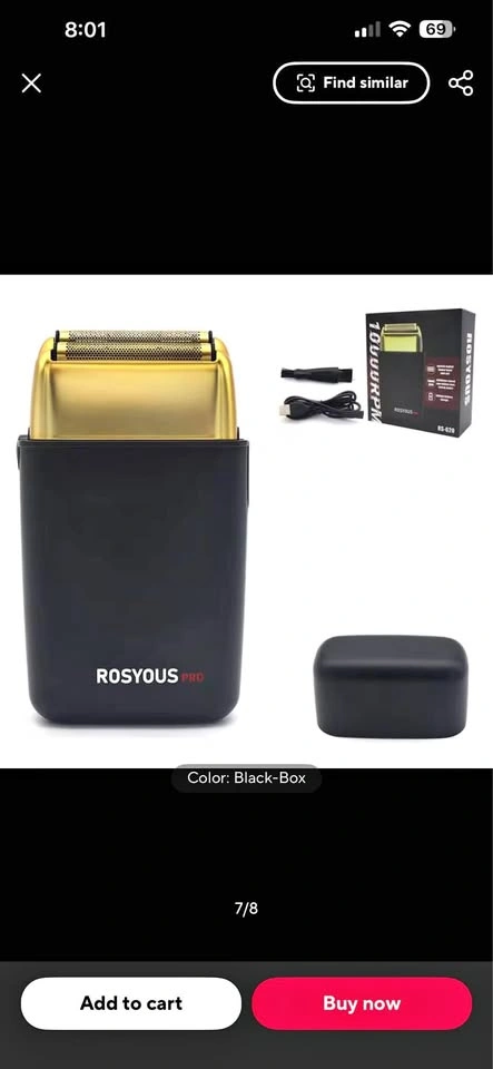 ROSYOUS PRO RS-620 Professional double foil Shaver brand new