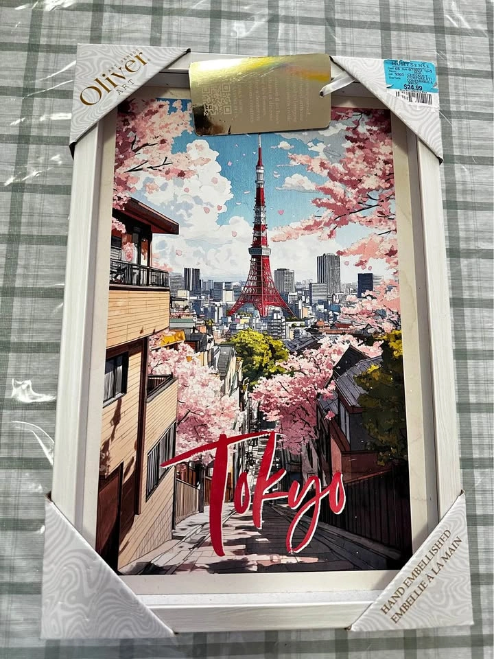 Oliver Art Tokyo Framed Wall Art