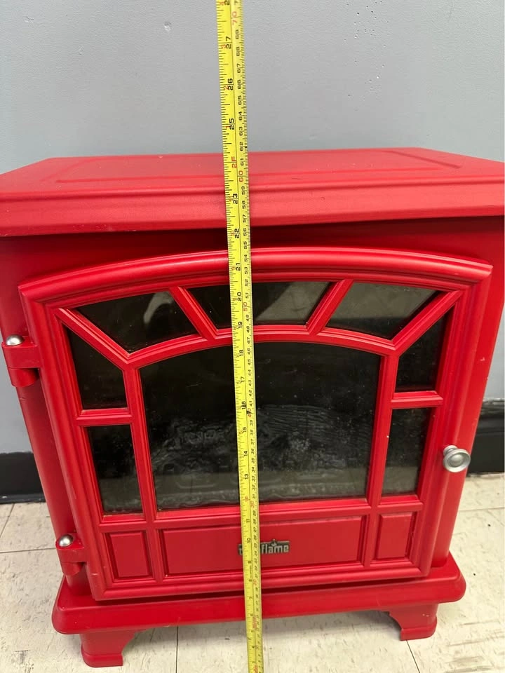 Duraflame Red Electric Fireplace Stove Heater - photo 2