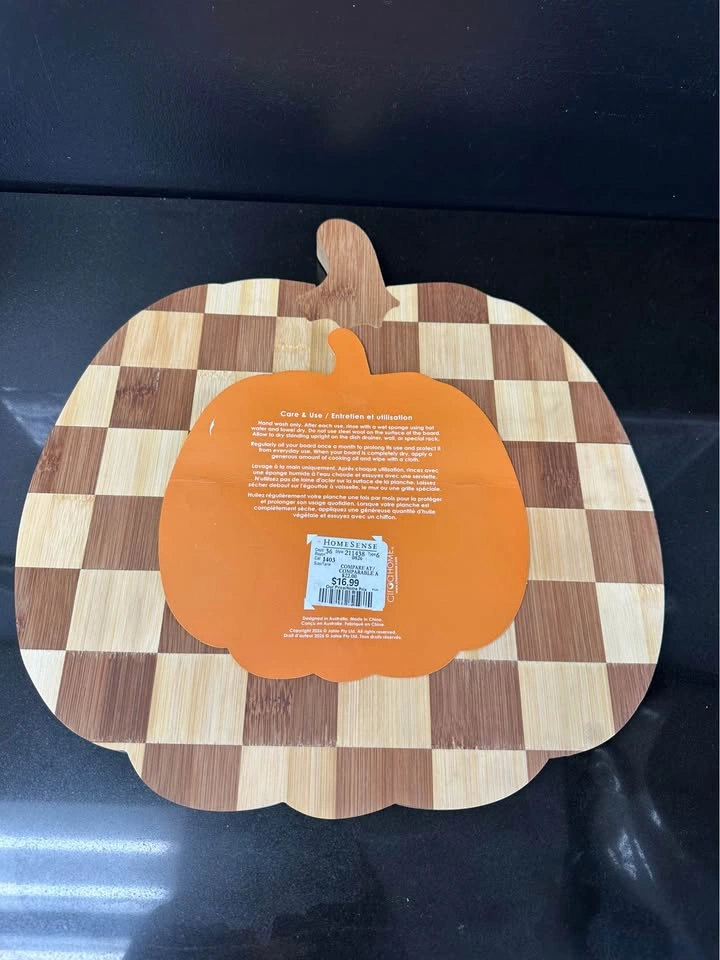 The Servery by Ciroa Home Carbonized Bamboo Pumpkin Board - photo 4