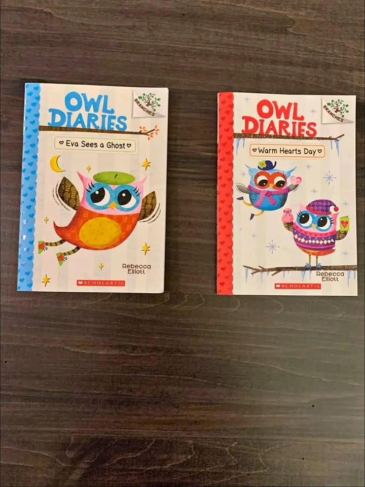Owl Diaries Kids Books #2 and 5