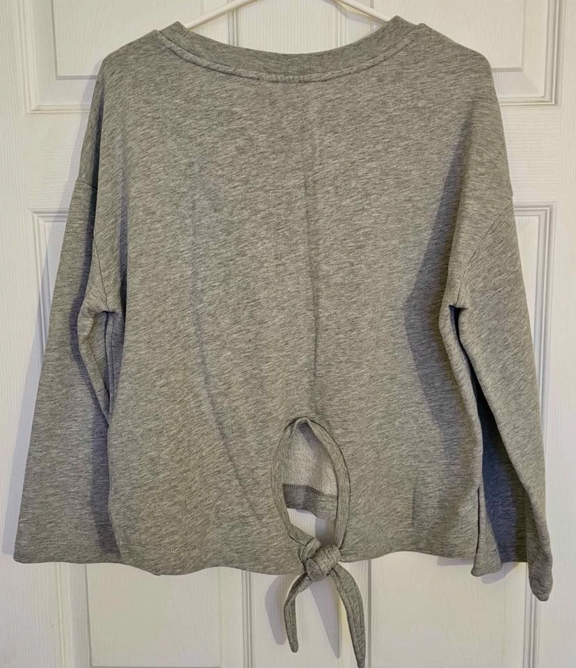 GAP Women's Back Tie Crewneck Sweatshirt - Size Medium - photo 2