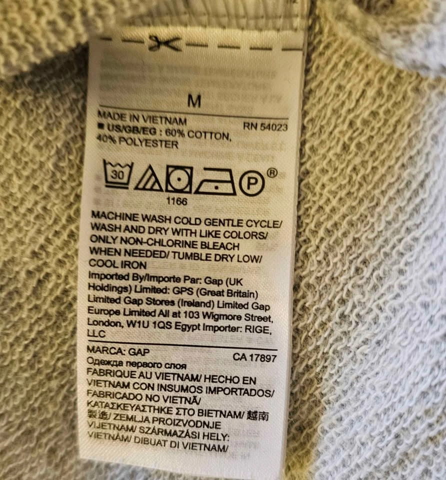 GAP Women's Back Tie Crewneck Sweatshirt - Size Medium - photo 4