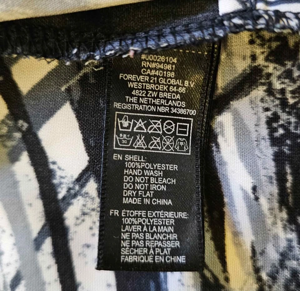 Forever 21 Women's Abstract Print Open-Front Blazer - Large - photo 3