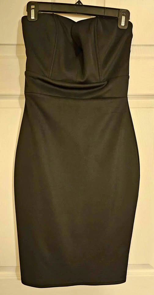 Seductions Strapless Sweetheart Bodycon Mini Cocktail Dress - Si
