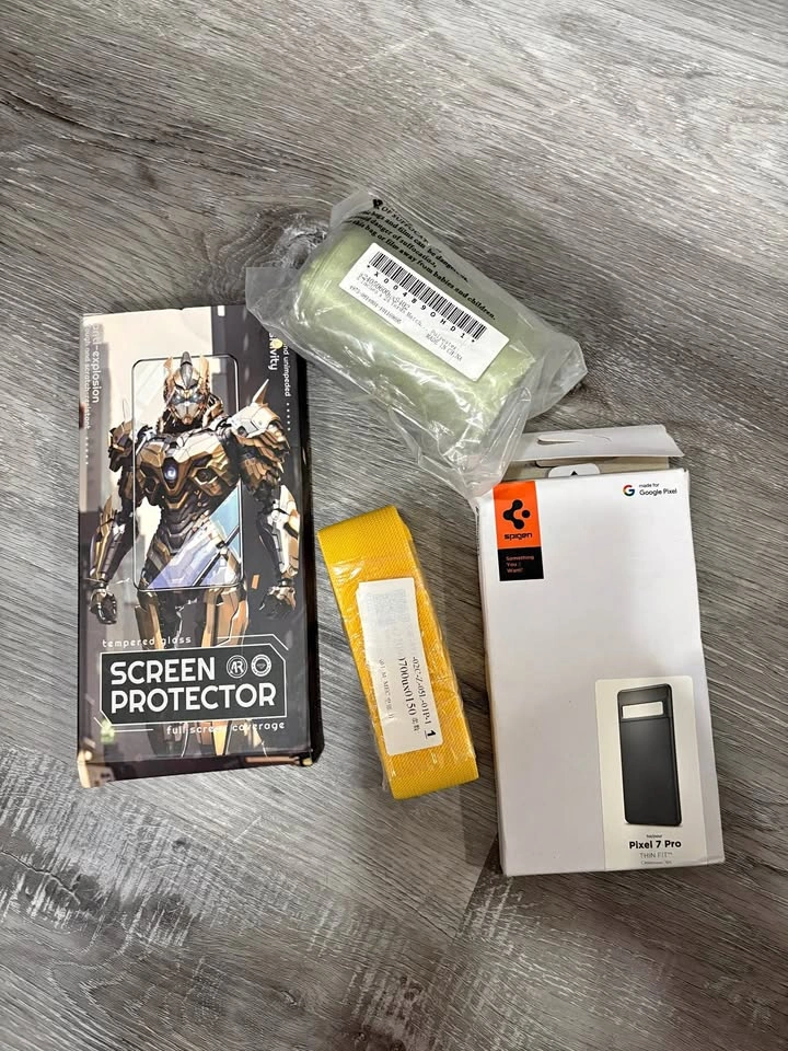 Spigen Pixel 7 Pro Case, Afloia Purifier, and 3D Pen Filament