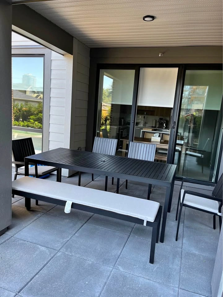 Crate & Barrel Alfresco Outdoor Dining Set