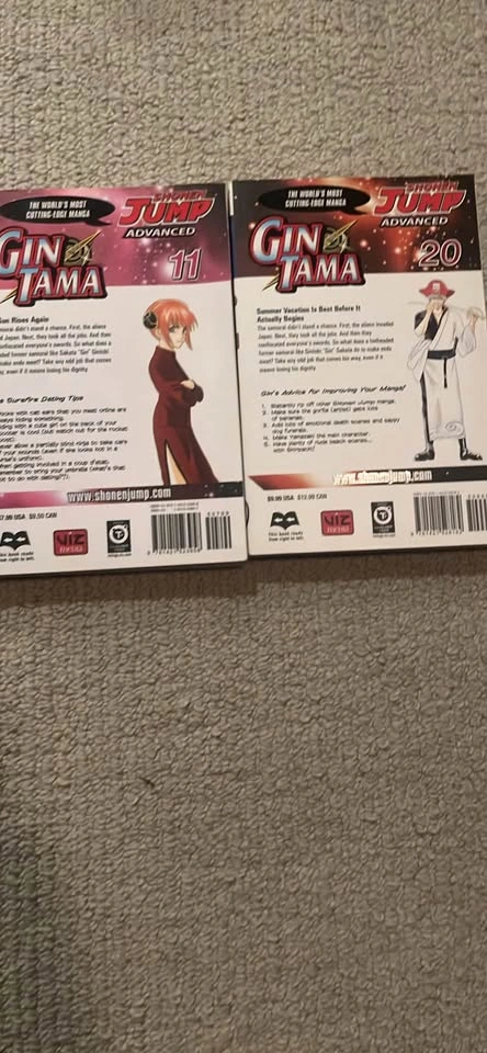 Gintama Volume 11 And 20 Manga - photo 2