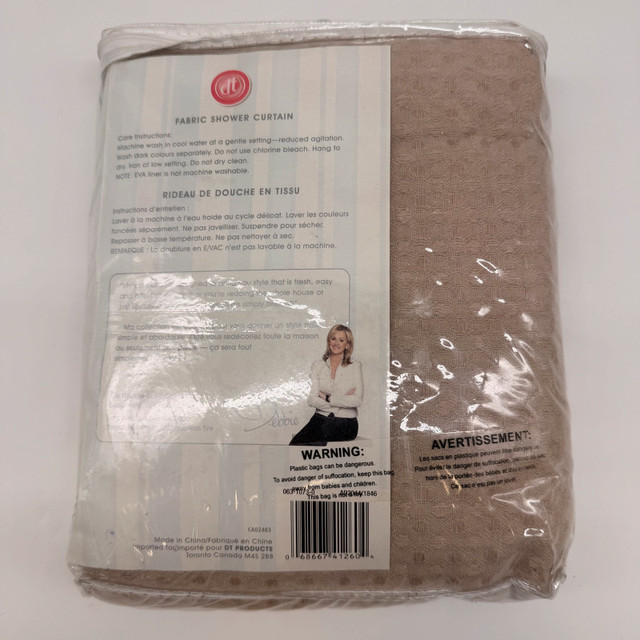Debbie Travis Shower Curtain (brand new) - photo 2