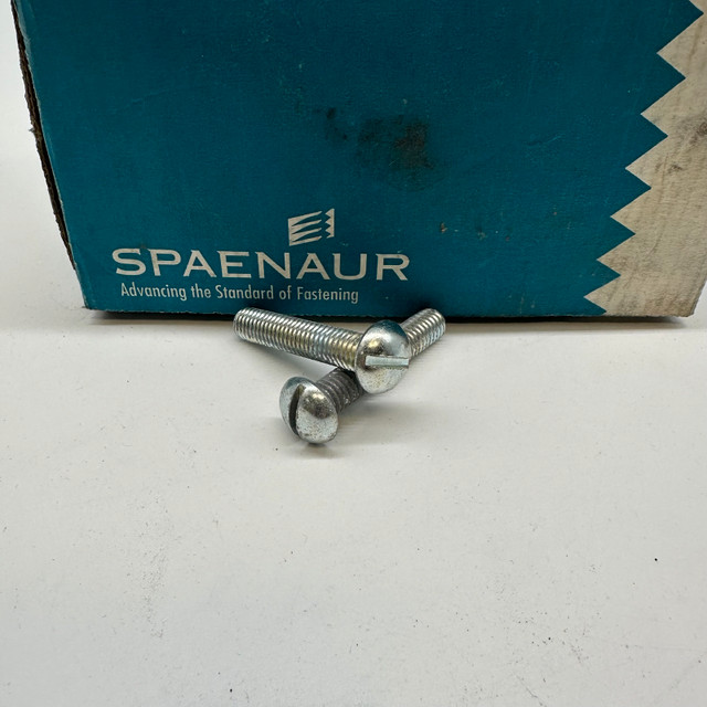 Spaenaur Screws Round Slot Head 3/8”-16 UNC x 2"