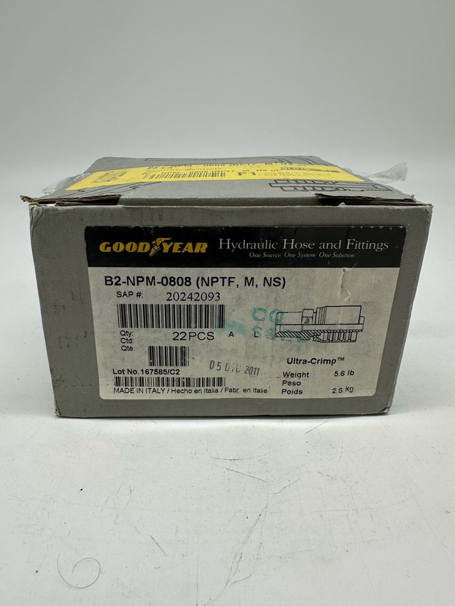Goodyear Hydraulic Hose Fittings B2-NPM-0808 - photo 3