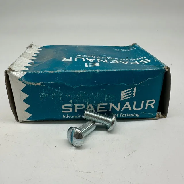 Spaenaur Machine Screws Round Slot Head 3/8”-16 UNC x 1” image indicator(5)