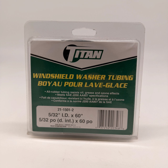 Titan Windshield Washer Tubing 5/32” x 60 ft (21-1501-2) – new