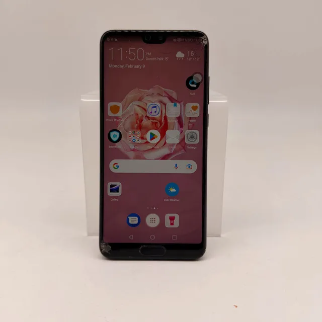 Huawei P20 – Black – 128GB – 4GB RAM – Screen Damaged – Works thumbnail