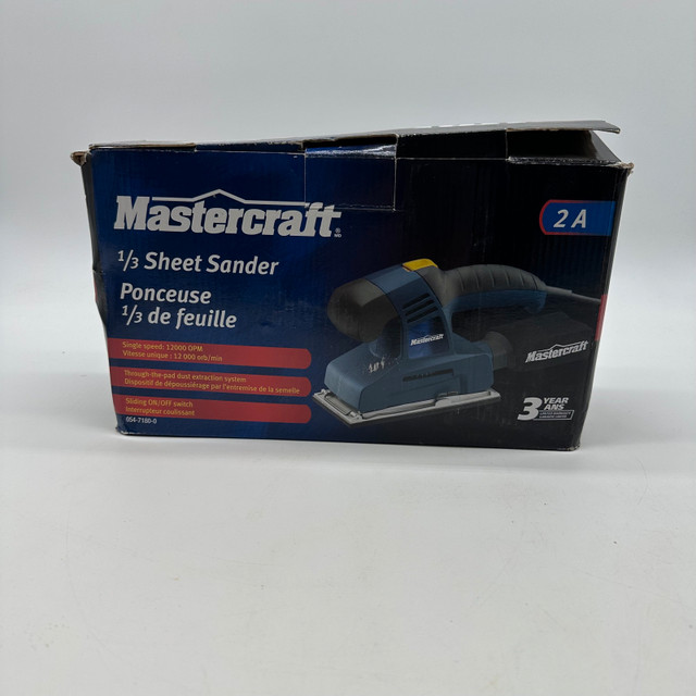 Mastercraft 1/3 Sheet Sander with Dust Bag & Box - photo 2