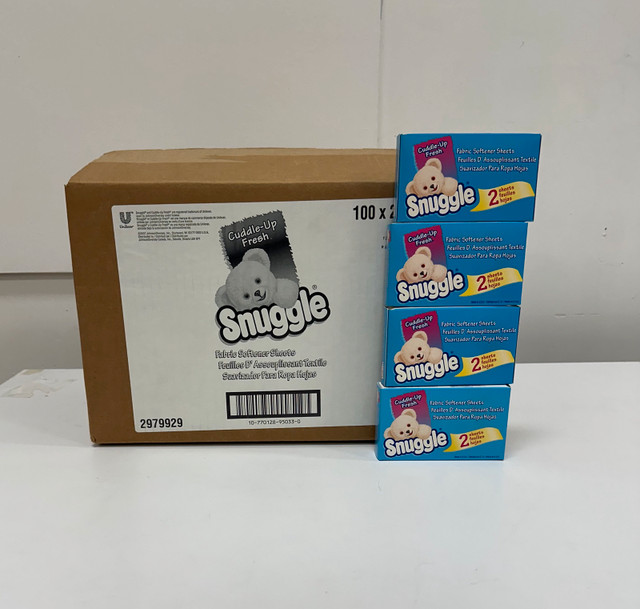 Snuggle Fabric Softener Sheets – Bulk Pack (100)