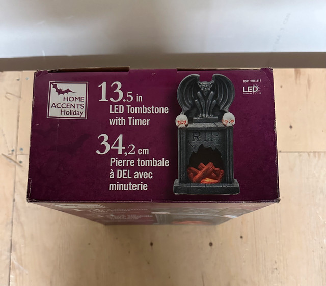 Home Accents Holiday LED Tombstone - 13.5" w/ Timer - photo 2